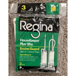 Regina Housekeeper Vacuum Bags Plus/Ultra Type P  3 Pack Bag New