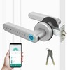 KENRONE Smart Door Lock, Door Handle with APP Unlock, Biometric
