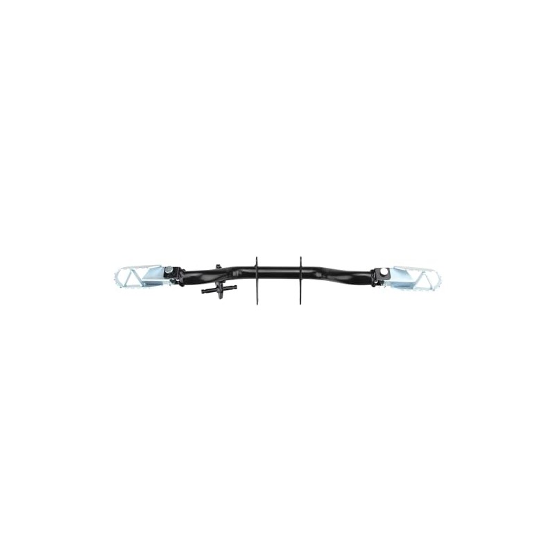 Footrest footrest carrier foldable cross black for Simson S50 S51