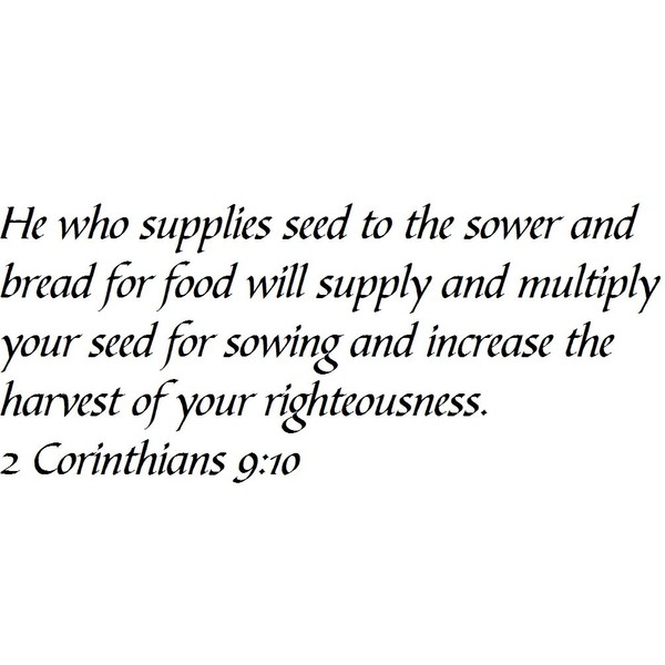 Tapestry Of Truth - 2 Corinthians 9:10 - TOT10797 -