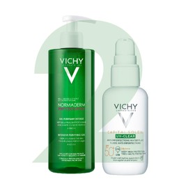 VICHY Normaderm Piel Grasa con Ácido Salicílico Limpieza y Protección Solar