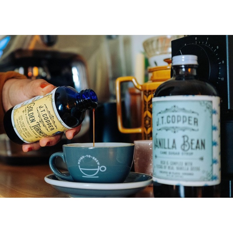 JT Copper, Vanilla Bean Syrup, 16oz Bottle