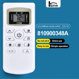 HZIME New Replacement Remote Control Compatible for 810900348A Black Decker AC Air Conditioner BPACT12HWT BPACT12 BPACT14 BPACT08 BPACT10 BPACT14H