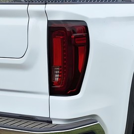 BOGAR TECH DESIGNS Rear Tail Light Taillight Tint Kit PPF Compatible with GMC Sierra 1500 2022-2025, Light Smoke