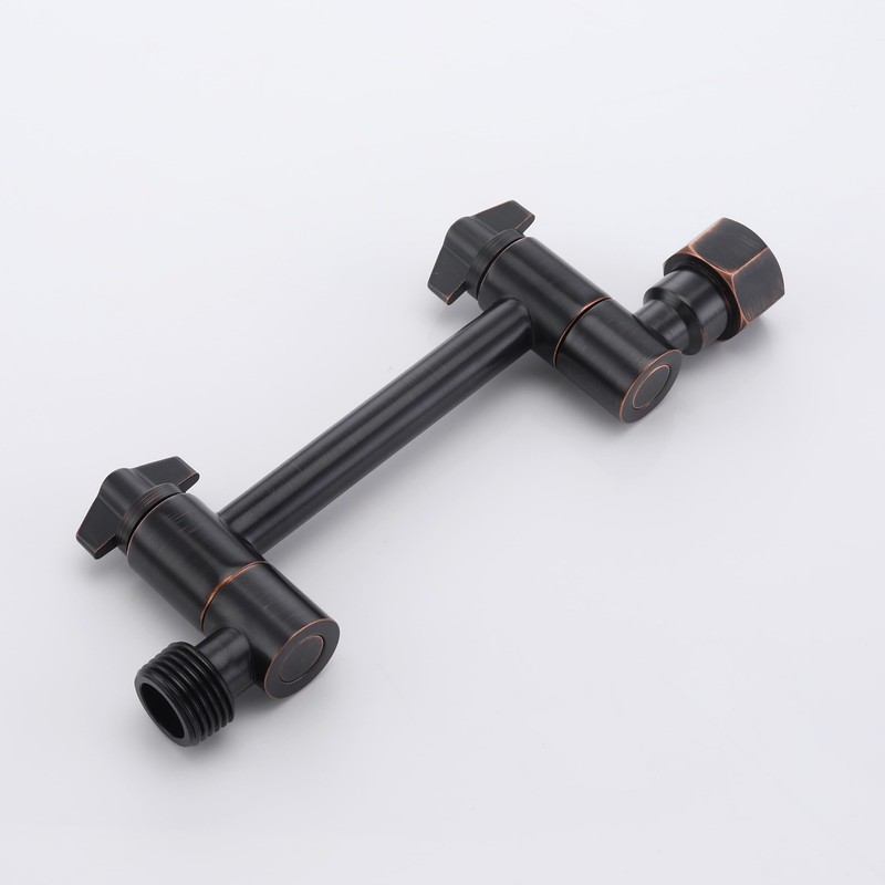 Senhozi Oil Rubbed Bronze Shower Head Extension Arm 4 Inch,