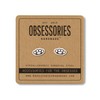 Handmade Brass Knuckles Stud Earrings