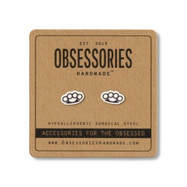 Handmade Brass Knuckles Stud Earrings