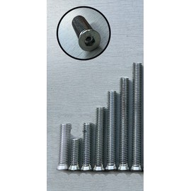 Weight Bolt for Billiard Pool Cue, Choce of Sizes (Set of 7 Bolts)
