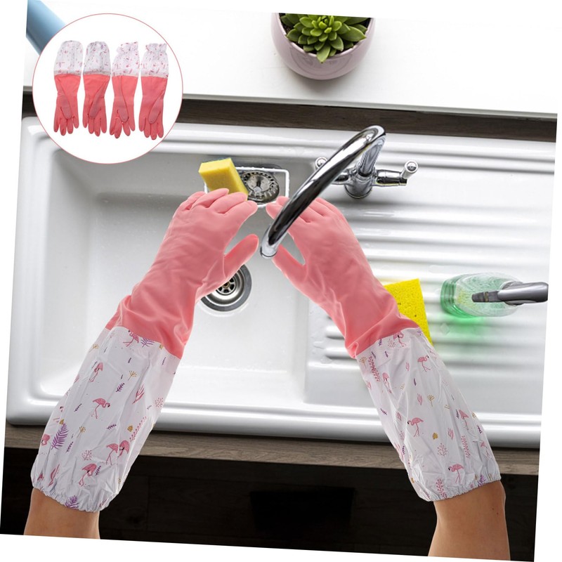 Mobestech PVC Gloves Dishwashing Kitchen Cleaning Laundry Pet Care Household