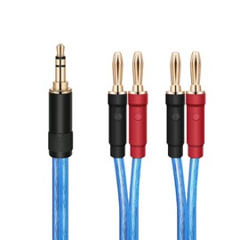 luxferre banana plug 3.5mm converter speaker cable banana plug cable 3.5mm banana plug converter audio cable speaker banana plug banana microphone amplifier banana plug for banana plug mini jack