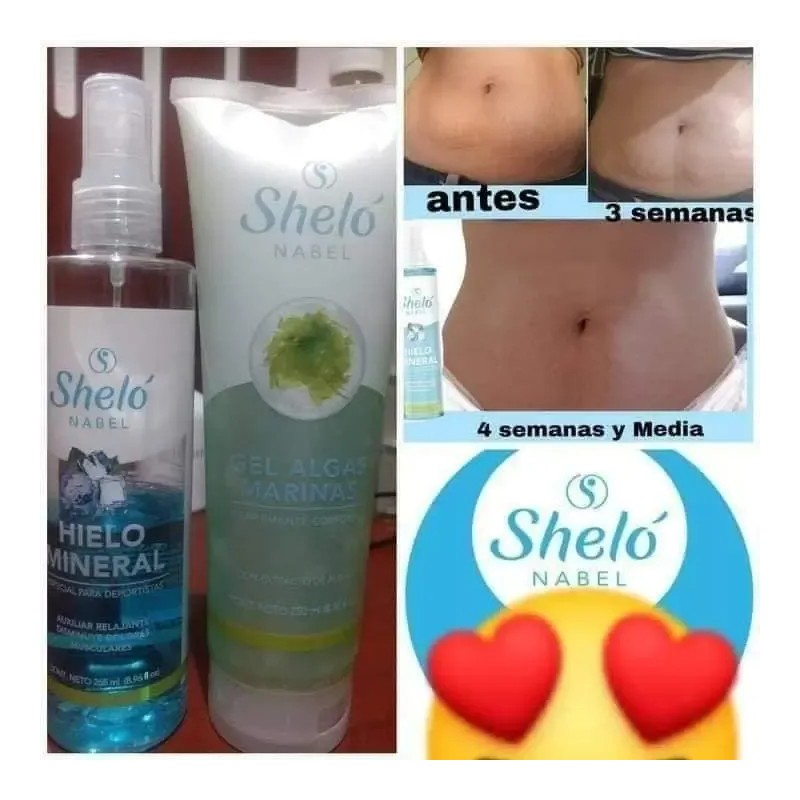 Kit Hielo Mineral Y Gel Algas Marinas Reafirmante