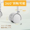DEWEL Caster M6 Screw-Type Caster with Stopper 50mm Diameter 360-Degree