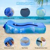 BKDEORS Inflatable Lounger Air Sofa with Detachable Sunshade Inflatable Lounger