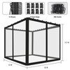 Outdoor Mosquito Net with 2 Way Zipper 4 Door, Gazebo