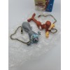 Rocky and Bullwinkle Ceiling Fan Light Pull Chain Set New
