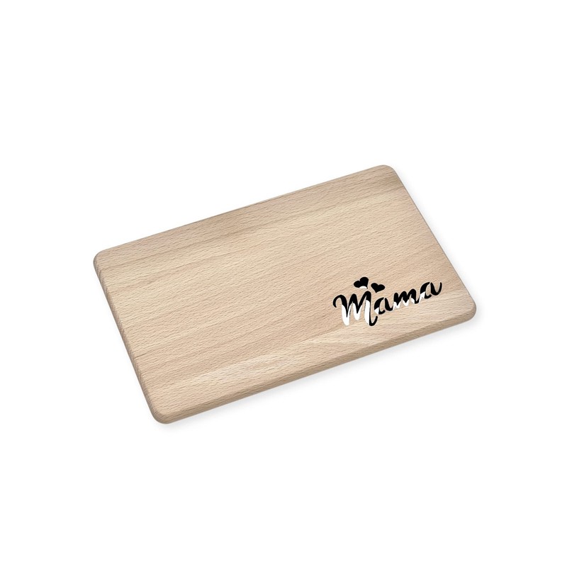 KATINGA Set of 2 Breakfast Boards, Cut-Out with Engraving (Mummy