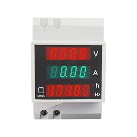 LIVISN 45000W Multi-Function Meter Digital LED Voltage Current Active Power Factor Energy Meter AC 80-300V 200-450V 0-100A D52-2059 (Built-in CT, AC 80V-300V)