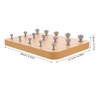WRITWAA Hand Rehabilitation Training Device Wooden Screw Board for Hand