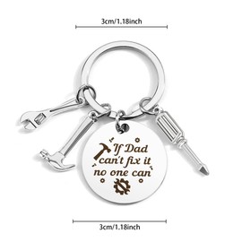 Hoosmoon Dad Gifts from Daughter Son Father's Day Gifts for Dad Keyring Birthday Gift Daddy Gift Daddy Presents Christmas