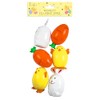 Eurowrap Easter Novelty Fillable Eggs Set with Bunny Chick and