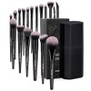 MAANGE 18Pcs Brochas de Maquillaje con Estuche Kit Alta Calidad