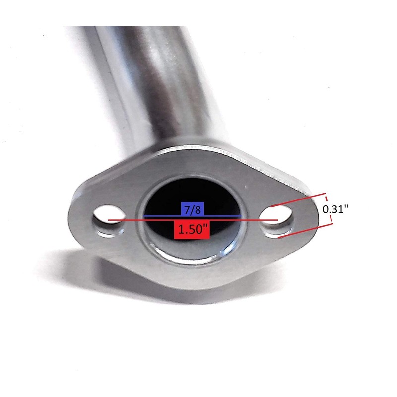 Tecumseh 5.0-6.5 OHV Engine Exhaust 3/4 thread Pipe for Go