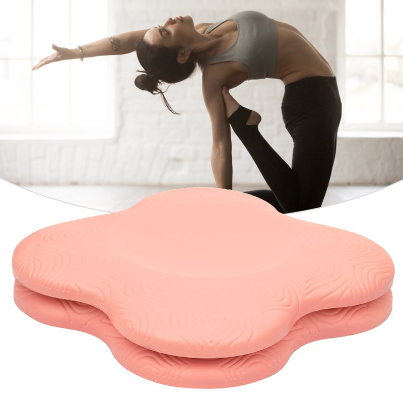 2Pcs Yoga Workout Knee Elbow Training Pad PU Cushion Exercise
