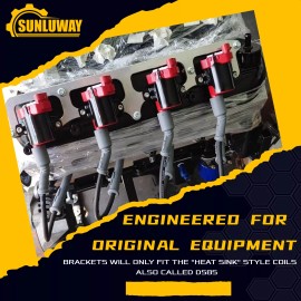 Sunluway LS1 Billet Aluminum Coil Brackets for D585 Heat-sink Truck Coils 4.8 5.3 5.7 6.0