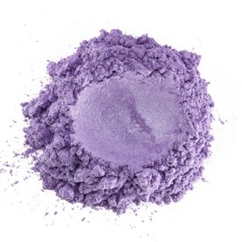 1 oz - Light Lilac Purple Mica Powder - Cosmetic Grade - 25 Colors Available, Use for Cosmetics, Slime, Candles, Paints, Bath Bombs, Epoxy Resin, Soap, Clay, Nail Art, Jewelry (Lilac)