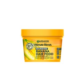 Garnier Garnier Hair Food Multi-use Hair Treatment Mask, Nourishes and Conditions, Ideal for Dry Hair, No Silicones, Vegan Formula, Banana, Ultimate Blends, 400ml