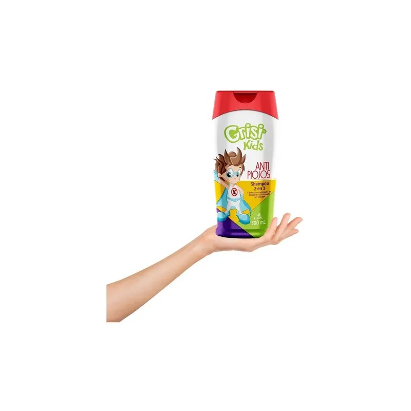 Shampoo 2 En 1 Grisi Kids Antipiojos 300 Ml.