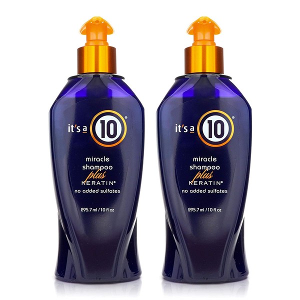 It's a 10 Haircare Miracle Shampoo Plus Keratin, 10 fl. oz. (Pack of 2)