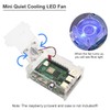 MakerFocus 2pcs Raspberry Pi 4B Fan, Raspberry Pi Cooling Fan