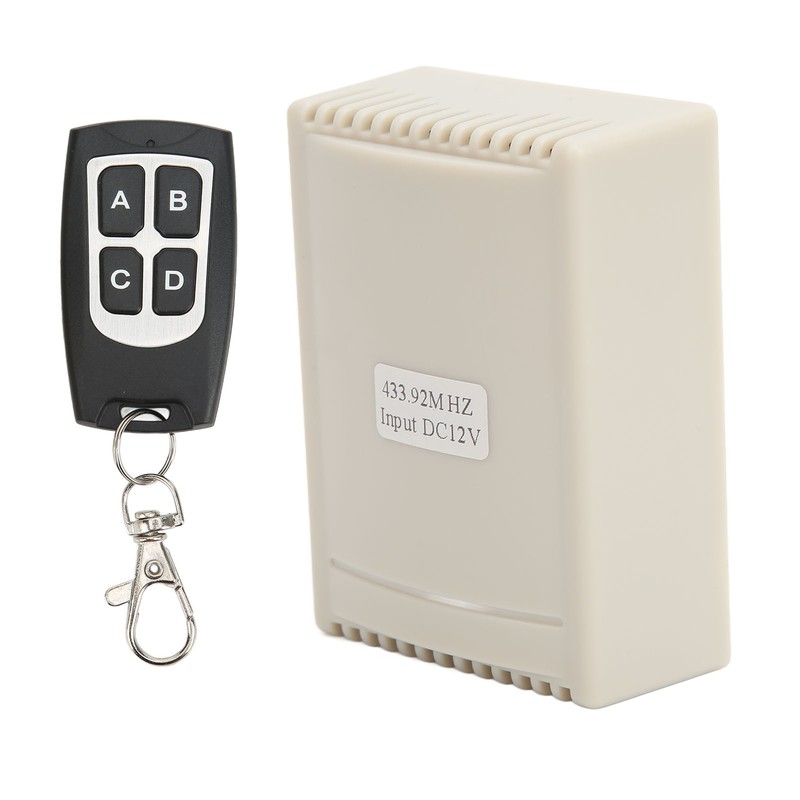 Wireless Relay Remote Control Switch 4 Channel Controller Set Kit