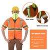 Two Tone Glow Hi Vis short sleeve safety Vest Class
