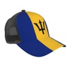 Flag of Barbados Baseball Cap Trucker Hat Tactical Operator Caps