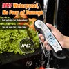 Meat Thermometer, IP67 Waterproof Digital Meat Thermometer with Backlight, Hold