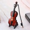 Miniature Cello 5.5 Inch Mini Cello Model with Wooden Musical