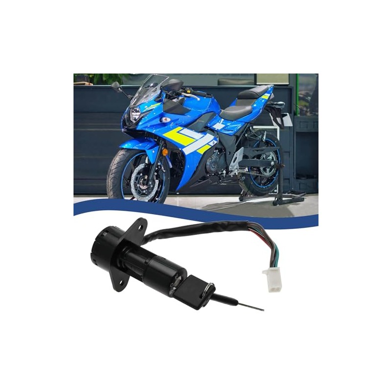 ECSiNG Set of 2 Motorcycle Ignition Switch with 6 Wires