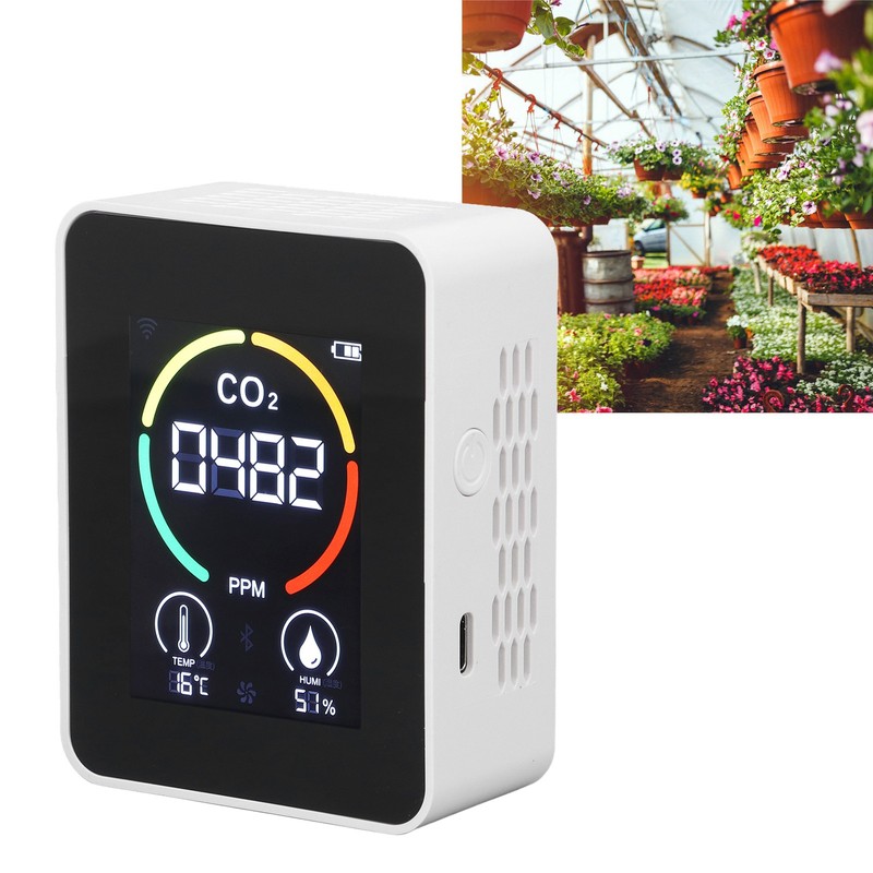 CO2 Detector Semiconductor Air Quality Monitor Temperature Humidity Sensor H8