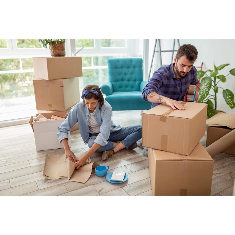 NATEE® Strong Low Noise Brown Packing Tape | Heavy-Duty Roll