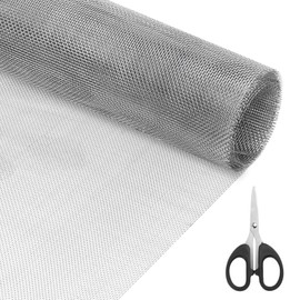 Stainless Steel Metal Grid, 20 Mesh Wire Mesh, Fine Mesh, Window Mesh, Mouse Grid, Basement Window Grid, Stainless Steel Mesh for Prevents Mice, Insects, Snakes, 30 x 120 cm