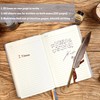 CAGIE Vintage Journal for Women, 320 Pages Hardcover Notebook, A5