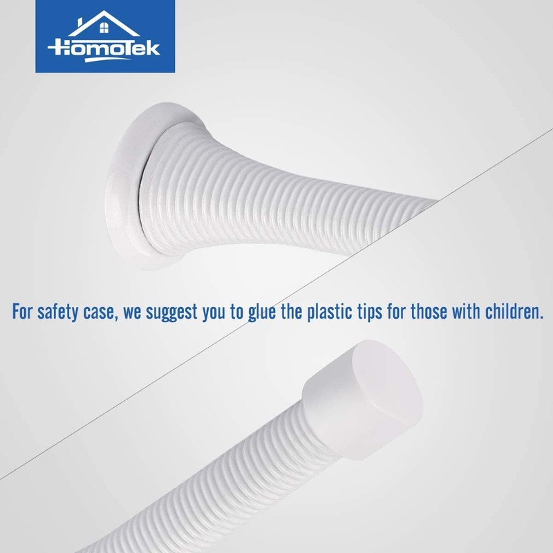 HOMOTEK 20 Pack Spring Door Stops,3-1/8” Heavy Duty Door Stop