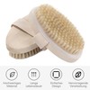 OioTuyi Body Massage Brush - Dry Brush with Natural Bristles
