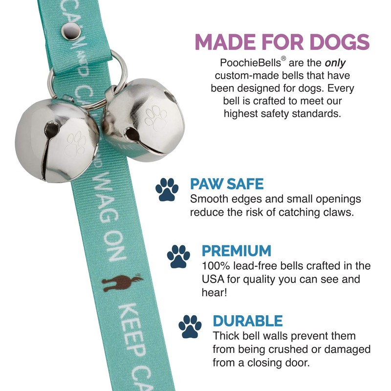 PoochieBells Handcrafted Dog Doorbell for Potty Training – Easy &