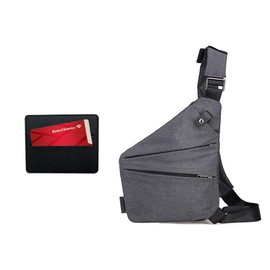 KBRPEY Umhängetasche Herren Crossbody Bag Herrentasche zum Umhängen Klein Wasserdichte Reißverschluss Handy Schultertasche Holster Handytasche für Outdoor-Sport und Wandern