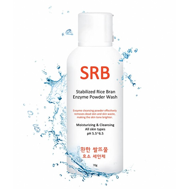 SRB Stabilized Rice Extract Bran Enzyme Powder Wash Cleansing 70g