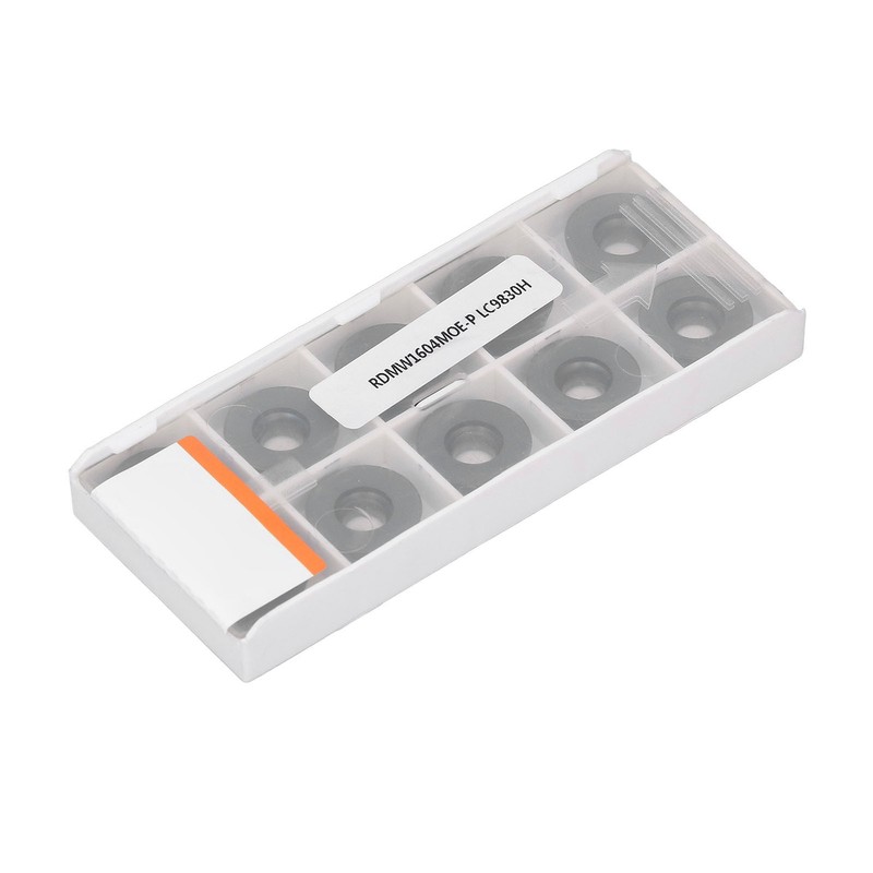 10PCS Black Coating Carbide Inserts Round CNC Turning Milling Inserts