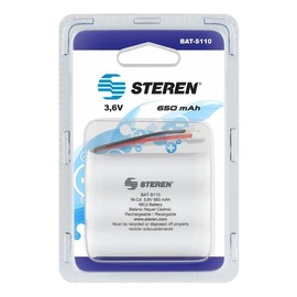 STEREN Pila Telefónica Recargable Nicd 3.6 V, 650 Mah | Bat-s110